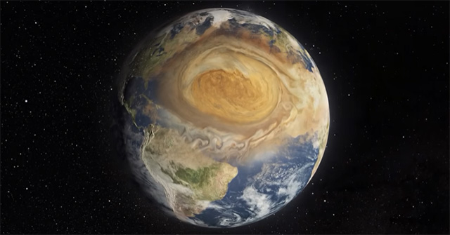 The prospect if super storm Jupiter raged on Earth