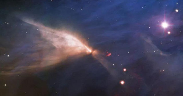 The surprising truth about the image of 'ghost butterfly' flying through space was captured by the observatory
