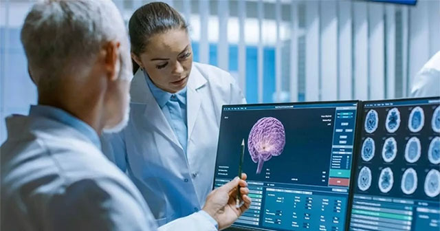 The world's first baby to be cured of brain cancer