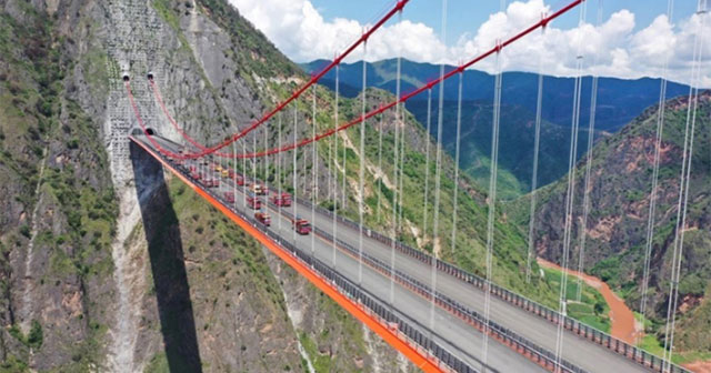 The world's longest single-span suspension bridge passes the test