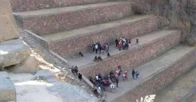These are the steps for the 'Nephilim', a race of giants living on Earth?