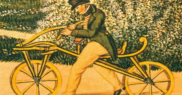 This is the predecessor invention of the bicycle