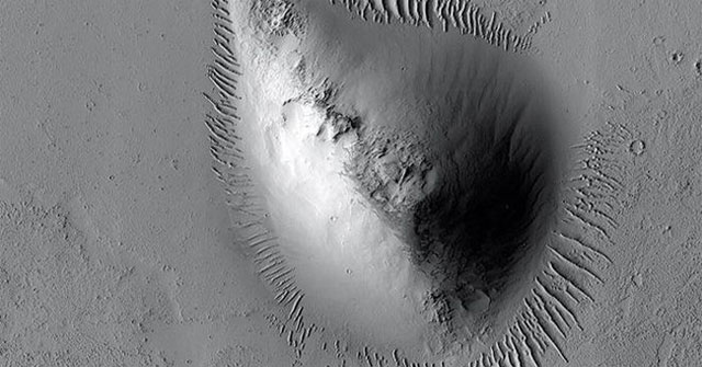 This pear-shaped thing is a sign of 'life' on Mars