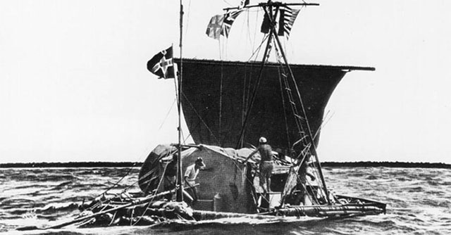 Thor Heyerdahl and his wild adventure across the ocean in a homemade boat