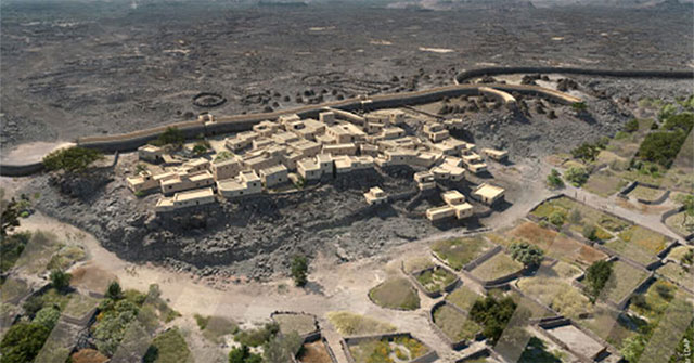 Town in Saudi Arabia 'appears' in the middle of an oasis after 4,400 years of disappearance