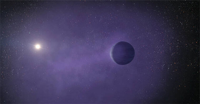 Two giant gas planets are transforming into super-Earths