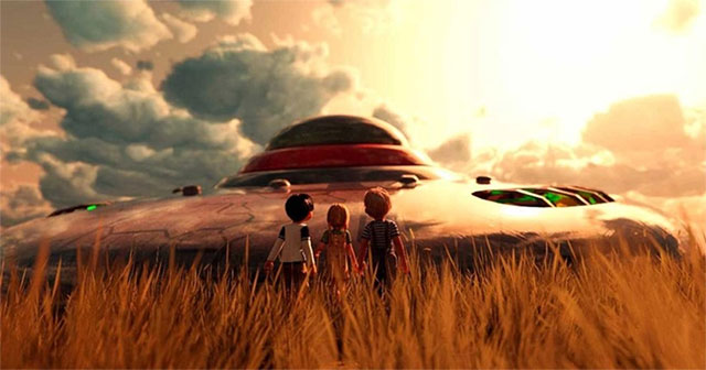 UFOs once visited a school in Africa?