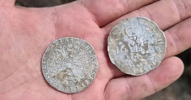 Unearthed a 300-year-old coin hidden by a Polish scammer