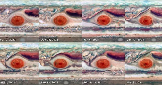 Unexpected discovery of the largest storm lasting 190 years in the Solar System