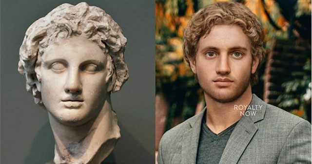 Using AI to draw portraits of Leonardo da Vinci, Alexander the Great in the 21st century and the cool ending