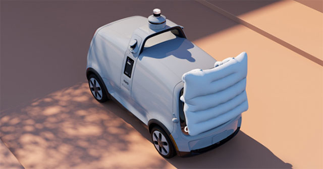 Vehicles automatically install external airbags to protect pedestrians
