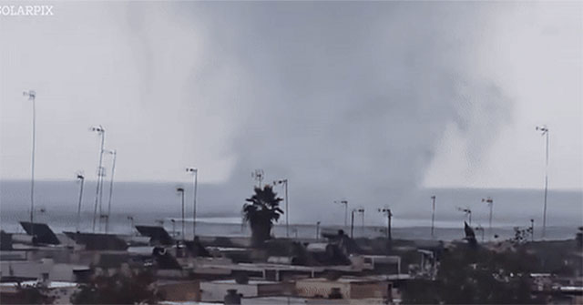 Video: Tornado rips through town amid terrible storm in Europe