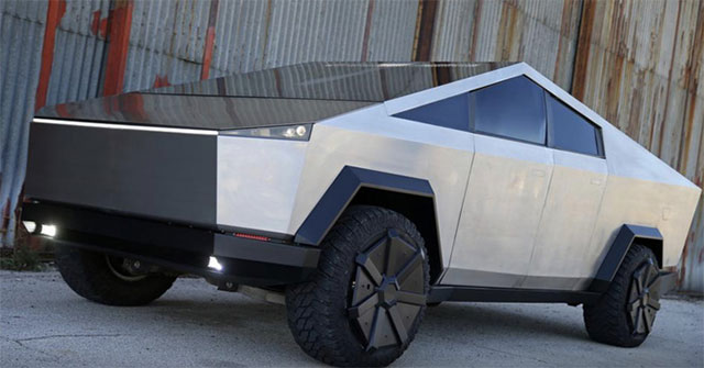 Waiting for Cybertruck for so long, a Bosnian Tesla fan made a real replica