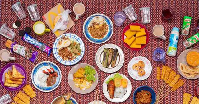 What do children around the world eat for a week? The unique set of photos captures a lot of interesting things