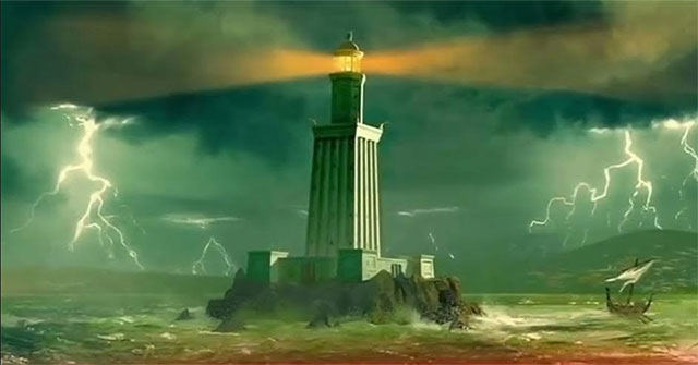 What happened to the Alexandria lighthouse?