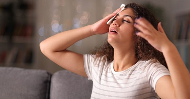 What happens when the body doesn't sweat?