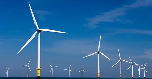 What material is the world's largest wind turbine blade made of that is 9 times stronger than steel?