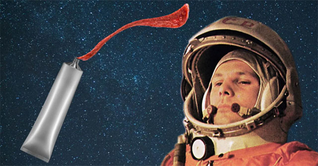 What was man's first meal in space?