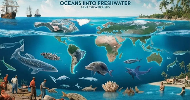 What would happen if our oceans became freshwater?