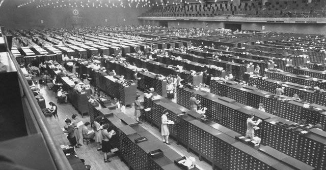 When there was no computer, how did the FBI match fingerprints?