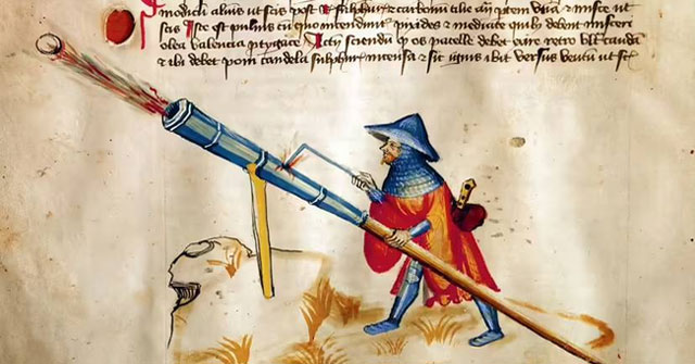Who invented the first gun?