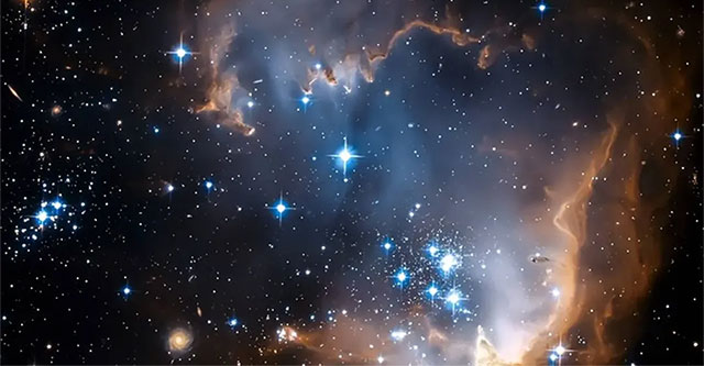 Why are planets suspended in space?