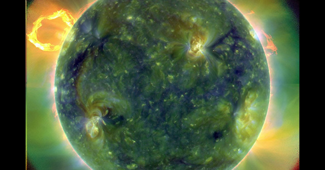 Why are the sun's outer rings so much hotter than the inner core?