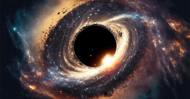 Why can black holes bend space-time?