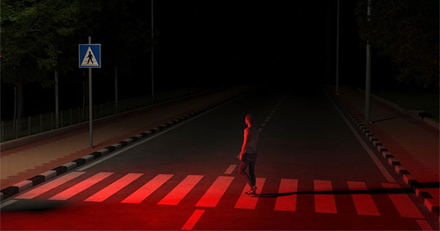 Why did Denmark change road lights to red?