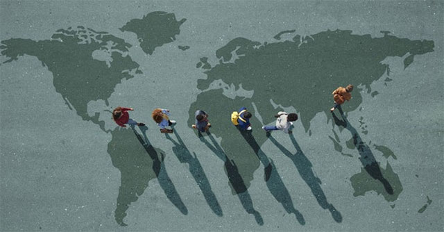 Why did humans first appear in Africa?