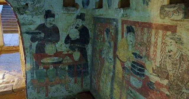 Why do archaeologists absolutely not touch two 'colorful' things in ancient tombs?