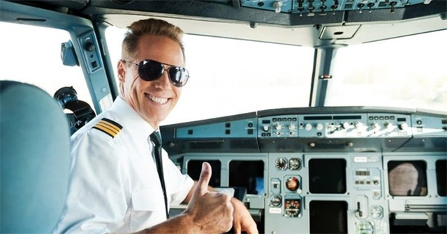 Why do pilots have to wear sunglasses when flying?
