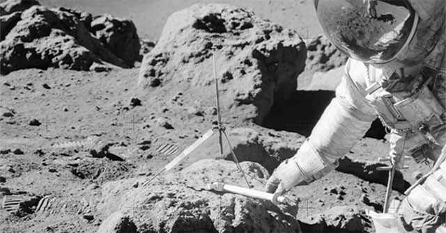 Why do scientists take soil on the Moon to bring back to Earth and not on Mars?