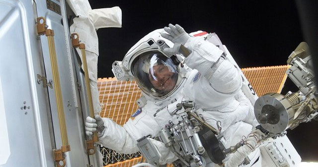 Why don't astronauts often talk about what they have seen in space?