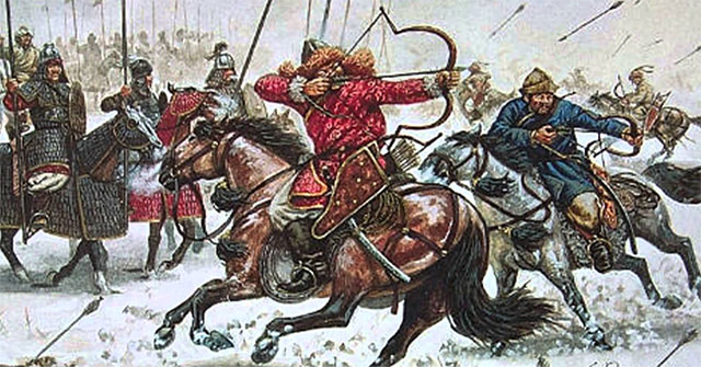 Why was it when the Mongols fled when they were the most feared?