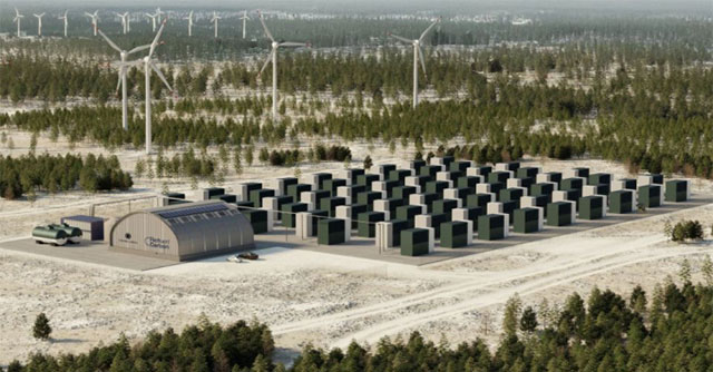 World's first wind-powered CO2 capture facility