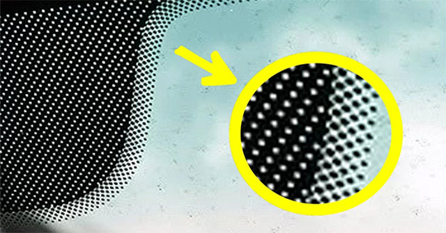 You may not know: What is the effect of the tiny black dotted strip on the car?