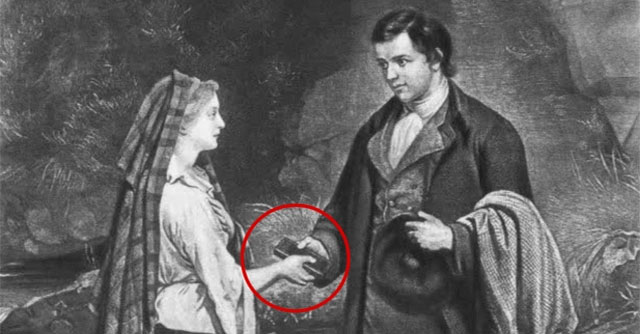 Zooming in 10 times on a 140-year-old painting, many people were surprised to discover the 'time travel' detail