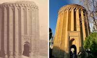 A series of photos 'then and now' on streets around the world, proving the great influence of time