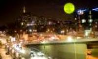 Air pollution warning balloons