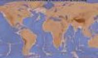 Appearance of the Earth when ocean water is absorbed