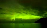 Aurora exploded because of the magnetic storm