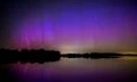 Aurora explodes after a magnetic storm