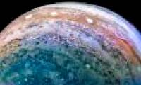 Beautiful sea of ​​Jupiter clouds smells hard to smell