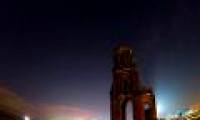 Beautiful sunrise surprised on Nam Dinh church