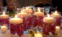 Burning candles create diamonds