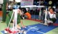 Central Robocon teams try the field