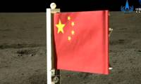 China plants flag on the dark side of the moon