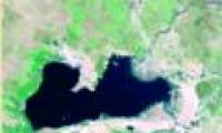 Chinese desert freshwater lake gradually disappears