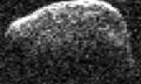 Close-up of asteroids near Earth